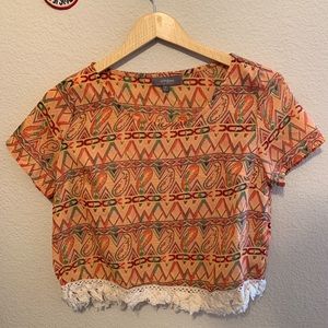 Hippie crop top